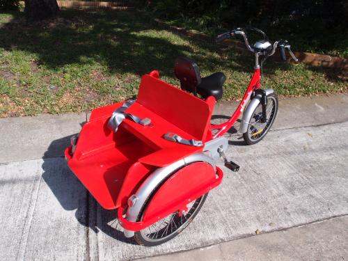 tricycle with child seat